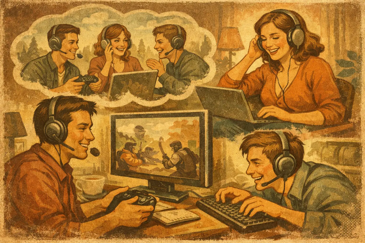 Online igre s prijateljima za brzu zabavu